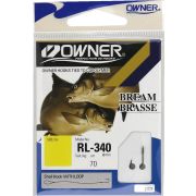 Крючки Owner RL-340 02-0,22 с поводком