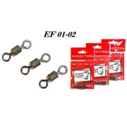 Вертлюг с насечкой Extrime Fishing EF 01-02-03 №10 10шт